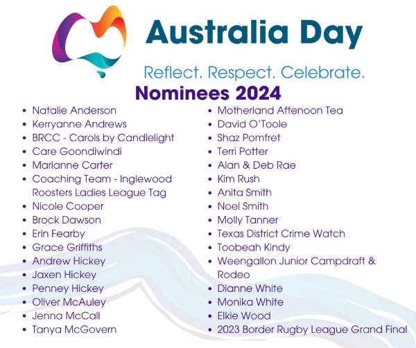 Australia Day Nominees 2024