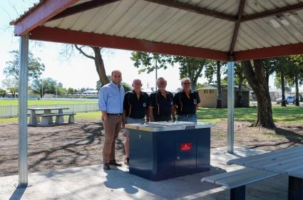 Council and RSL get summer started with new BBQs and picnic facilities at Goondiwindi parks