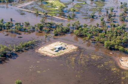 Dec 2021 aerial flood photos inglewood to goondiwindi taken by cr kearney