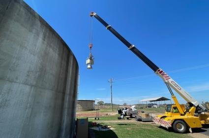 Upgrades to Inglewood and Texas potable water reservoirs are underway