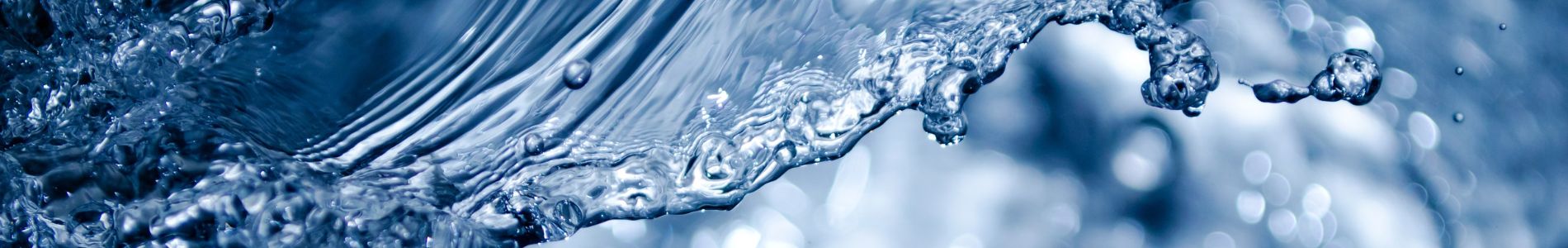 flowing water image for website water services banner